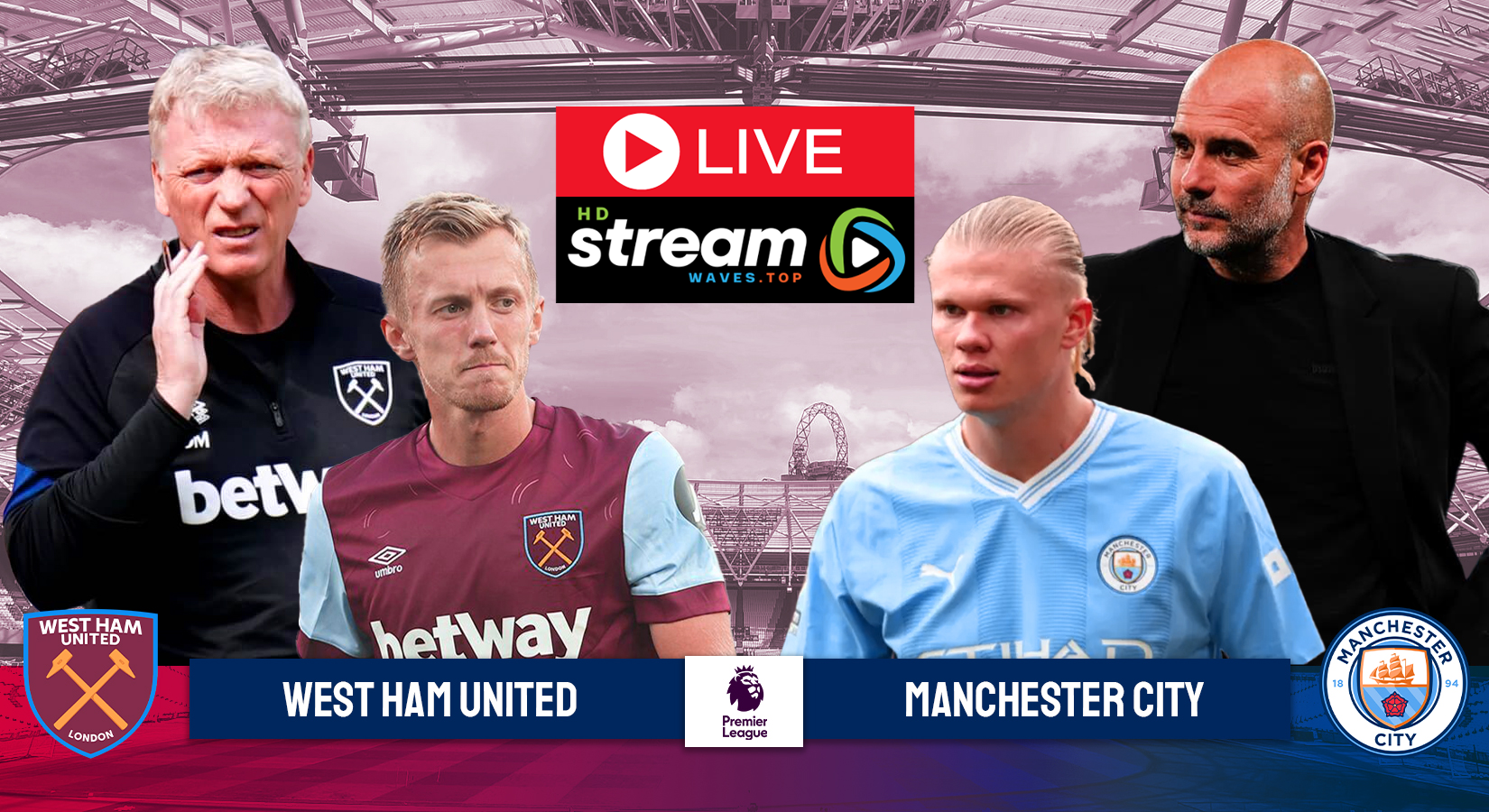 West Ham vs Man City Live Streaming